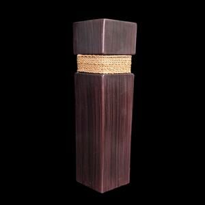 Margies Garden Vintage Ceramic Bud Vase Geometric Modernist Ikebana Style